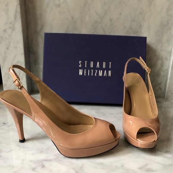 Stuart Weitzman Shoes - Stuart Weitzman Platform High Heel Peep Toe Pumps